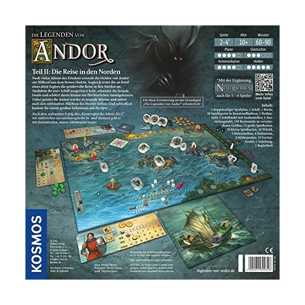 Franckh-Kosmos Die Legenden Von Andor - Die Reise in den Norden: Für 2-4 Spieler