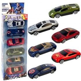 DGTSYAL 6 PCS Mini Jouets de Voiture Véhicules Modèle de Voiture pour Enfants Mini Jouet Voiture Enfant Voiture Jouet de la S