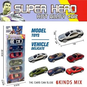 DGTSYAL 6 PCS Mini Jouets de Voiture Véhicules Modèle de Voiture pour Enfants Mini Jouet Voiture Enfant Voiture Jouet de la S