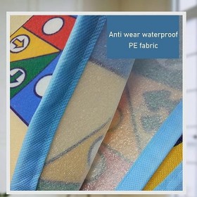 Tapis de Jeu Amusant pour bébé Rampant - Tapis Déchecs Volant pour Enfant pour Jeu de société en Famille