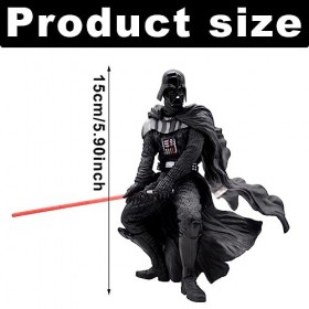 OBLRXM Figurine Cinéma - Darth Vader The Vintage Collection 15,5 cm Model Decor Anime Cartoon Model per Camera da Letto Comod