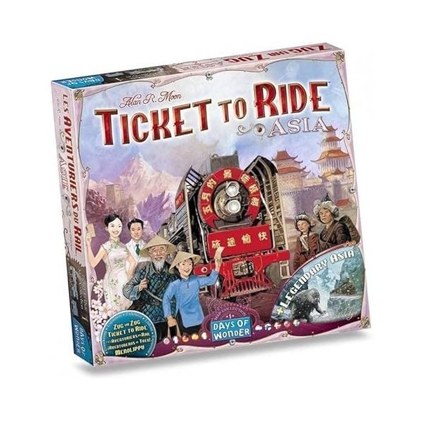 Days Of Wonder - Les Aventuriers du Rail - Asie Extension du jeu by Asmodee