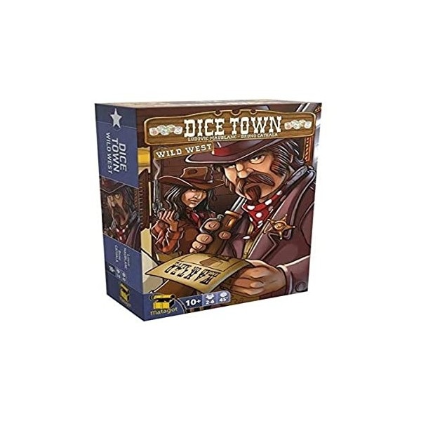 Dice Town Wild West Jeux de Cartes, Édition Française