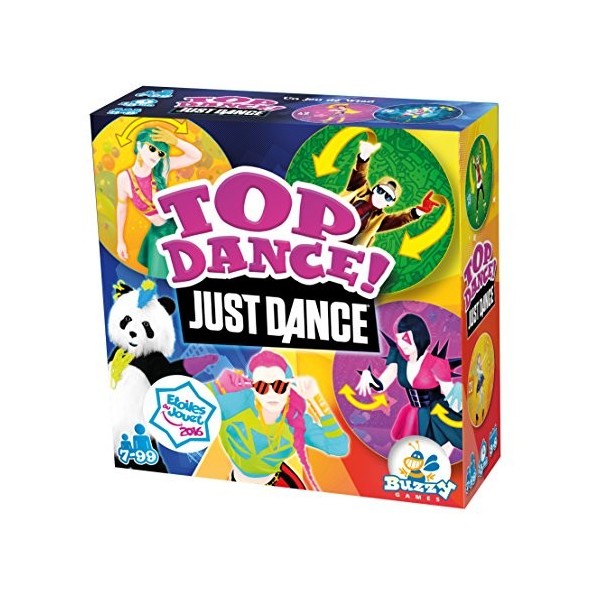 Buzzy Games- Top Just Dance Jeu de Societe, BUZ004TO, Multicolore