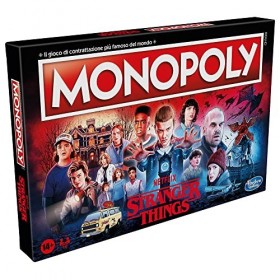 Hasbro Gaming Monopoly Stranger Things Jeu de société pour adultes et adolescents de 14 ans et plus, multicolore, 41 x 400 x 