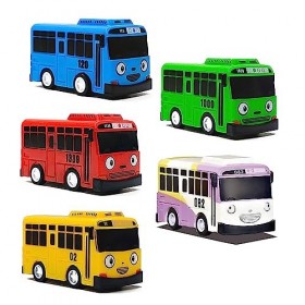 SHDIEHJFMLDH 5 Pièces Mini Voitures Jouets Enfant,Pull Back Voiture, Mini Modèle de Bus Jouet,pour Les Tout-Petits, Les GarçO