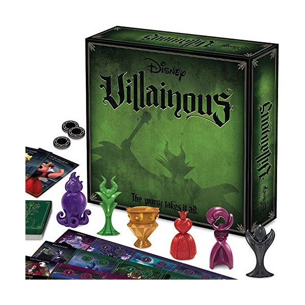 Ravensburger Disney Villainous Worst Takes It All - Expandable Strategy Family Board Games for Adults & Kids Age 10 Years Up 