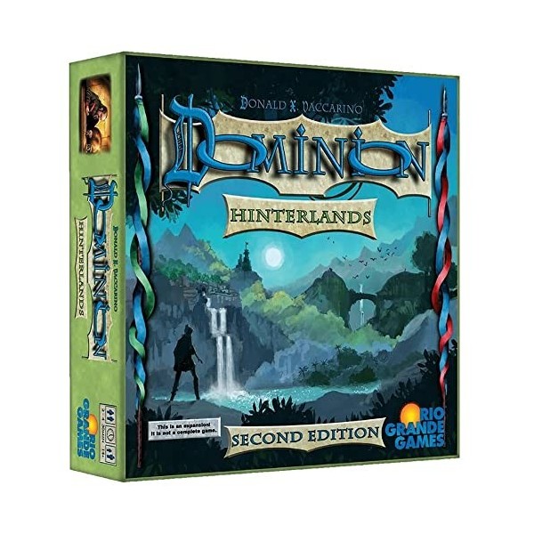 Rio Grande Games Dominion : Extension Hinterlands 2ème édition – À partir de 14 ans, 2 à 4 joueurs, 30 minutes RIO623 