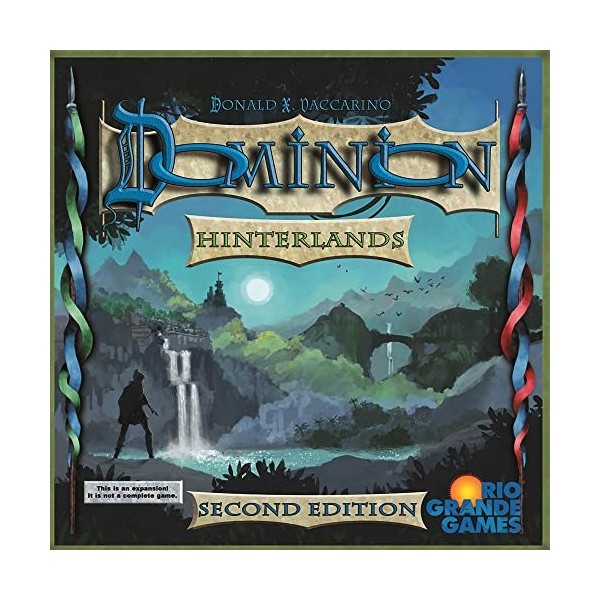 Rio Grande Games Dominion : Extension Hinterlands 2ème édition – À partir de 14 ans, 2 à 4 joueurs, 30 minutes RIO623 