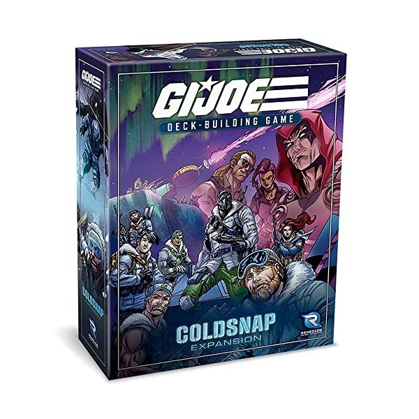 Renegade Game Studios G.I. Joe Jeu de construction de deck : extension Coldsnap – Cest un chaos de sang froid, comprend 2 no