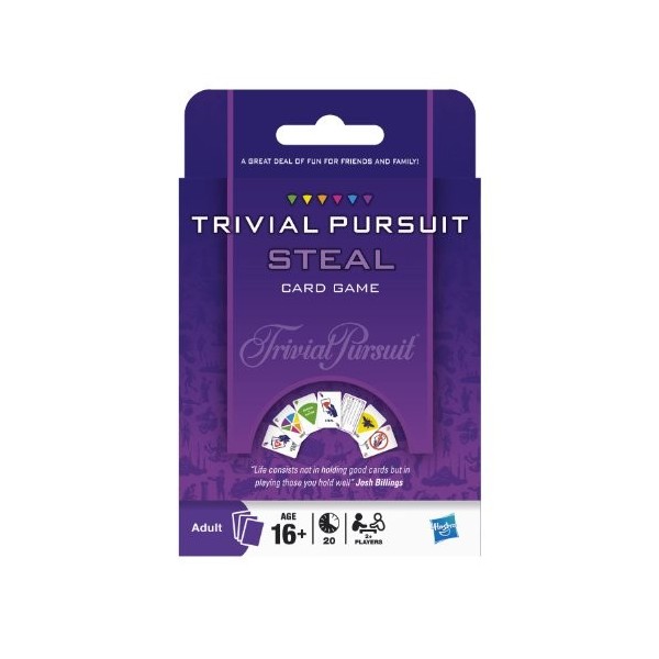 Hasbro Trivial Pursuit Steal Jeu de Cartes français Non Garanti 