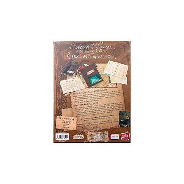 Asmodee Sherlock Holmes Consulente Investigativo - I Delitti Del Tamigi e Altri Casi - Board Game in Italian