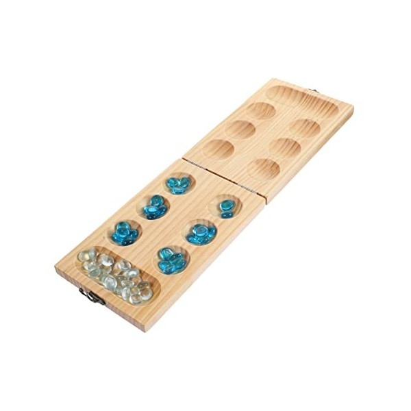 SAFIGLE 3 Ensembles Mancala Échiquier Portable Échiquier pour Puzzle Jouets Réflexion Jeu De Puzzle Mancala Perles Mancala Pl