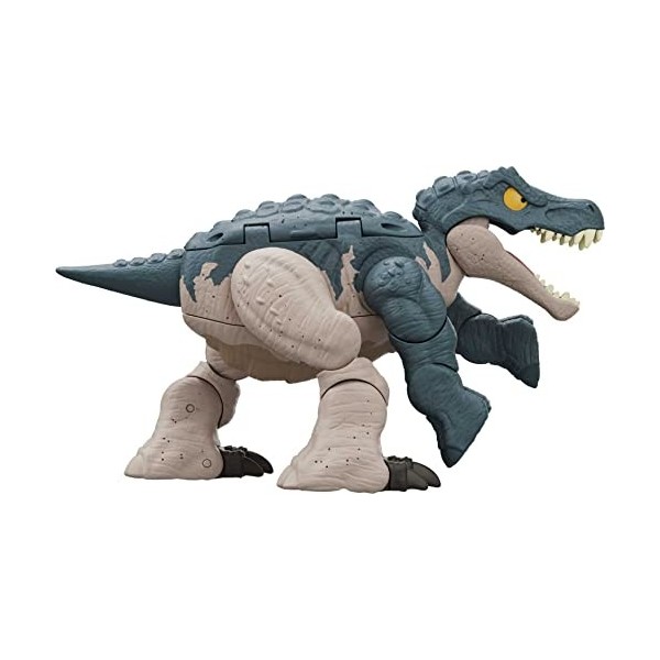 Jurassic World Figurines Dinausores Transformables Baryonyx Et Parasaurolophus Transformation Féroce Double Danger 2-En-1, 8 