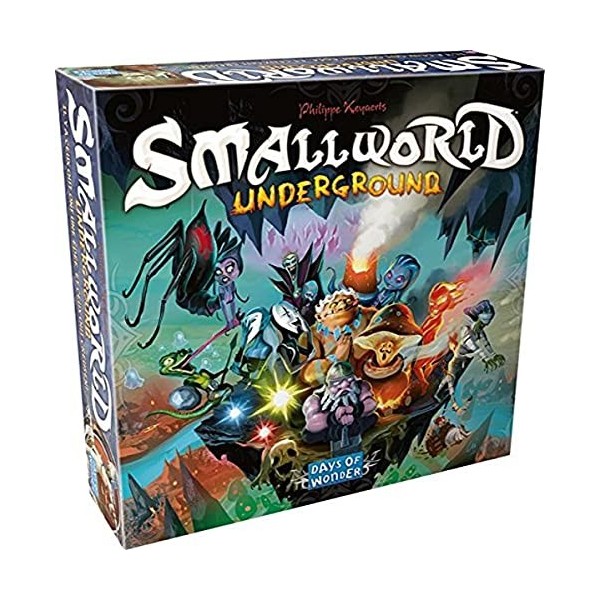 Days of Wonder | Small World : Underground | Jeu de société | À partir de 10 ans | 2 à 5 joueurs | 30 à 90 minutes