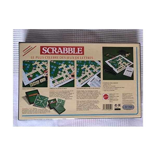 Mattel - 51332 - Jeu de société - Scrabble Classique