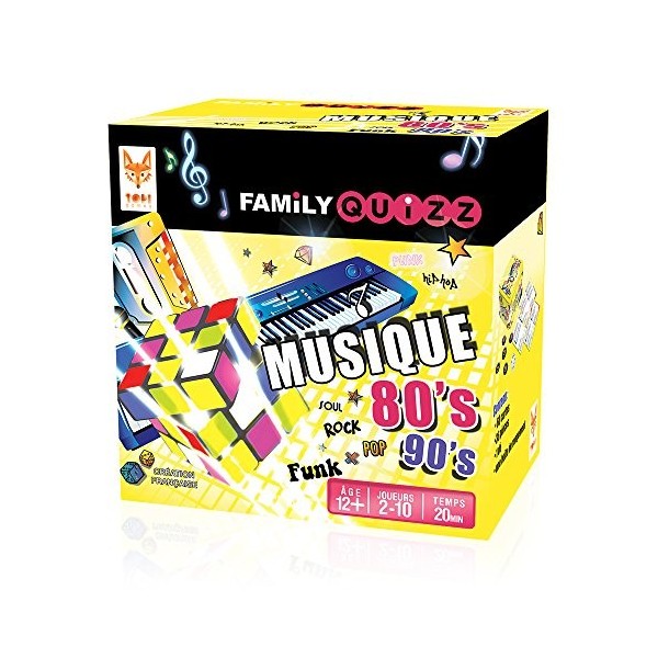 Topi Games - FAM - MU - 349001 - Family Quizz Musique - Le Jeu des Fans des 80s Et 90s
