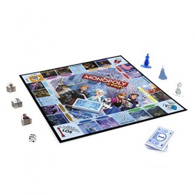 Hasbro Jeux b2247100&nbsp;–&nbsp;La Reine des Neiges de Disney&nbsp;–&nbsp;Monopoly Junior, Famille Jeu