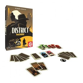 Game Factory 646319, District Noir, Jeu Adultes et Enfants à partir de 10 Ans, Duel de Cartes pour 2 Joueurs
