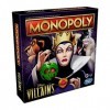Monopoly Hasbro Villains Edition Jeu pour Enfants à partir de 8 Ans et Plus, Joue comme Un Mauvais Classique de Disney, F0091