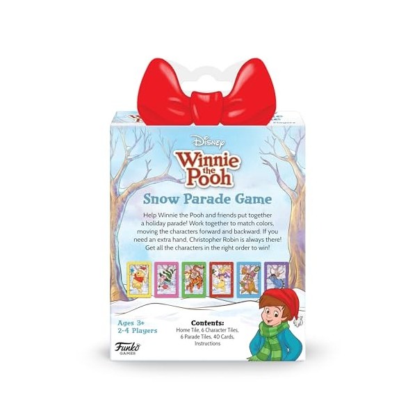 Funko Disney Winnie lourson Jeu de défilé de neige pour 2 à 4 joueurs à partir de 3 ans