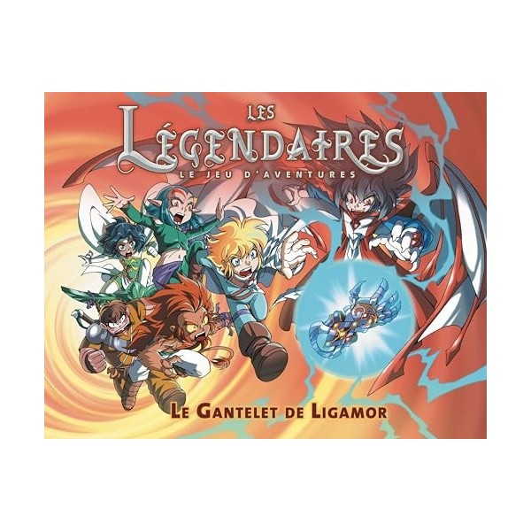 Asmodee Black Book Editions Les Légendaires Le Jeu daventures : Le Gantelet de Ligamor - Jeux de société - Jeu de rôle à par