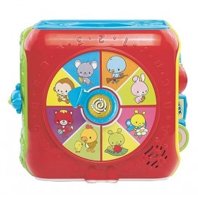 VTech- Super Cube des découvertes, 80-183407-007, Multicolore