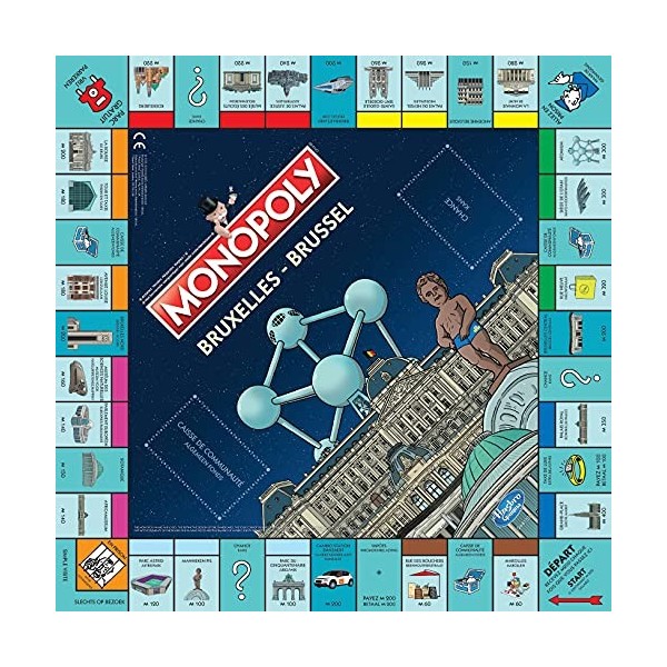 Monopoly Bruxelles - Bruxelles version anglaise 