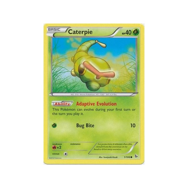 Pokemon - Caterpie 1 - XY Flashfire