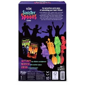 Funko Disney Villains Sinister Spoons Party Game for 4-8 Players Ages 7 and Up