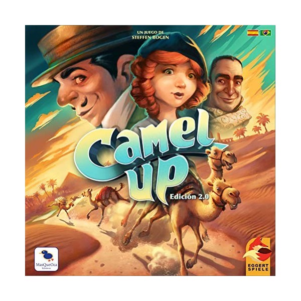 Camel Up 2.0 Espagnol et Portugais MasQueOca Ediciones