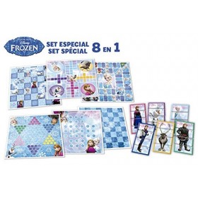 Educa - La Reine des Neiges II. Set Spècial Multi Jeux: 8 en 1. +4 Ans. Ref. 18379