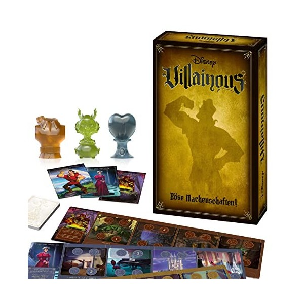 Ravensburger 27077 - Disney Villainous - Böse Machenschaften, 4 Erweiterung Von Villainous AB 10 Jahren für 2-3 Spieler: Böse