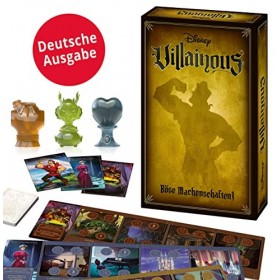 Ravensburger 27077 - Disney Villainous - Böse Machenschaften, 4 Erweiterung Von Villainous AB 10 Jahren für 2-3 Spieler: Böse