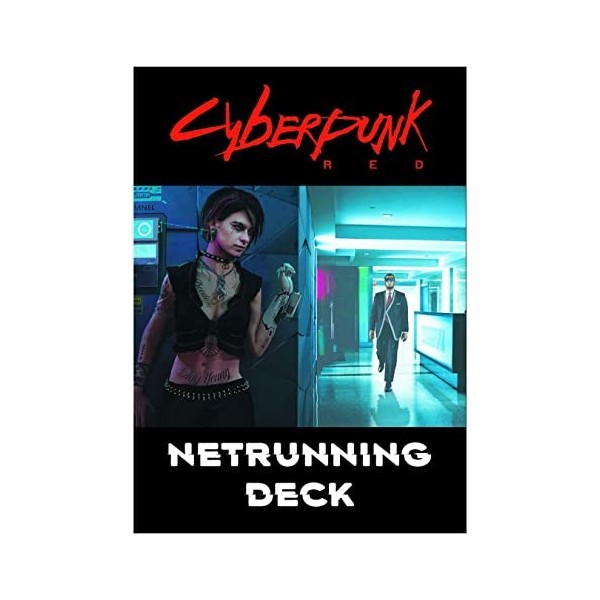 R. Talsorian Games Cyberpunk Red Netrunning Deck Noir