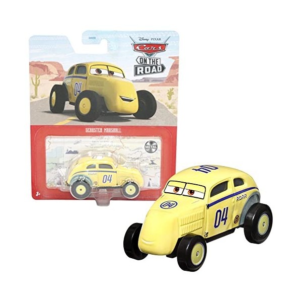 Mattel Sélection Véhicules Racing Style | Disney Cars | Die Cast 1:55 Voiture, DXV29N Cars 3 Single:Gearsten Marshall