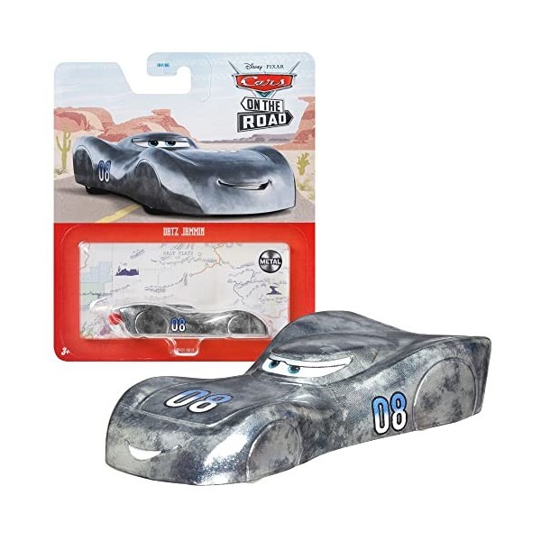 Mattel Sélection Véhicules Racing Style | Disney Cars | Die Cast 1:55 Voiture, DXV29N Cars 3 Single:Gearsten Marshall