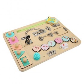 Verrouille Le Tableau dactivité, Tableau de compétences Portable pour Tout-Petits, résolution de problèmes, thème de déverro