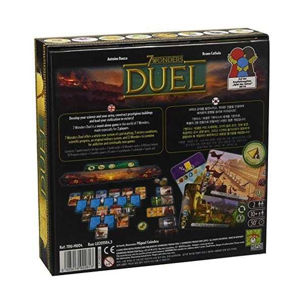 7 Wonders Duel Board Game - English