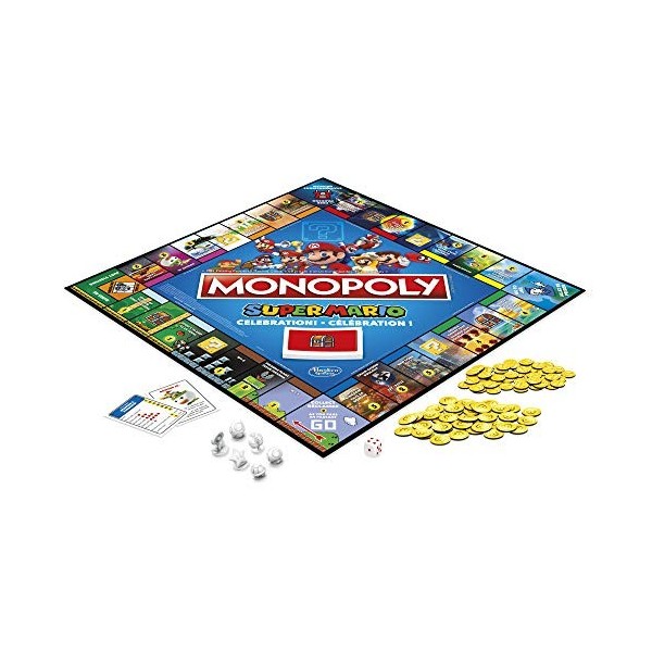 Hasbro Monopoly Super Mario Bros. Celebration Edition Board Game