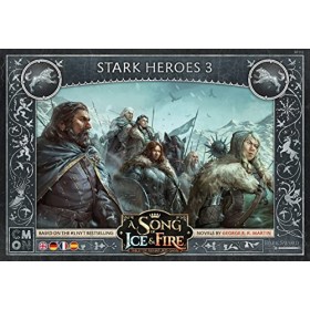 CMON- A Song of Ice & Fire – Héros de la Maison III Jeu, CMND0189, Mehrfarbig, Bunt, 2. Stark Erweiterung