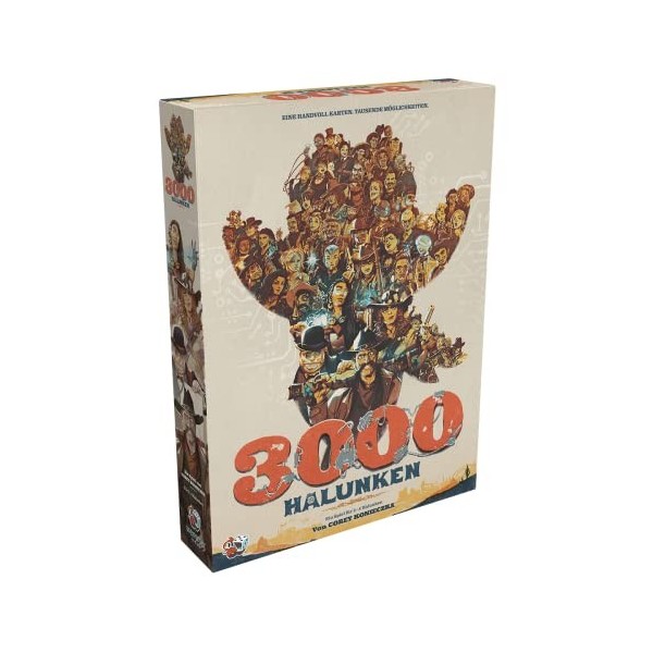 Asmodee-3000 halunken Jeu, UNGD0001, Multicolore, coloré