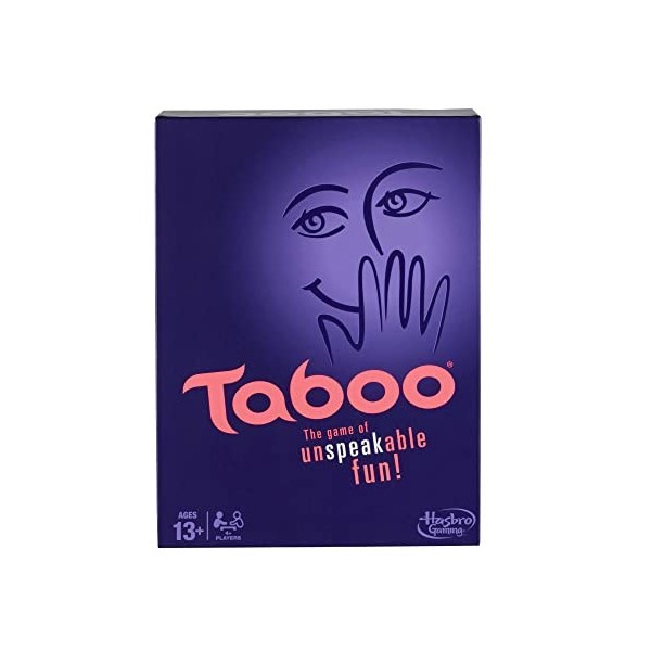 Taboo Board Game, Guessing Game for Families and Kids Ages 13 and Up, 4 or More Players