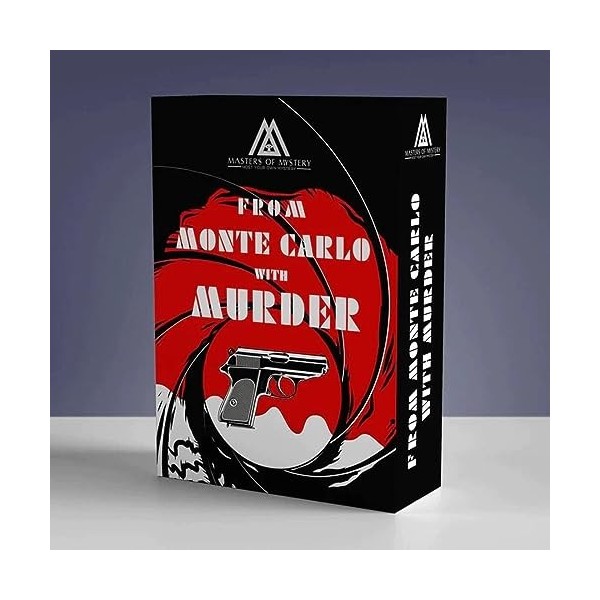 James Bond Spy Murder Mystery Host Your Own Kit de jeu physique anglais moyen 4 à 20 joueurs
