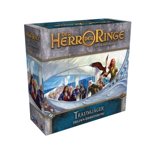 Fantasy Flight Games-Le Seigneur des Anneaux: LCG – Chasseur de rêves Extension héros Jeu, FFGD2843, Multicolore, coloré, 4