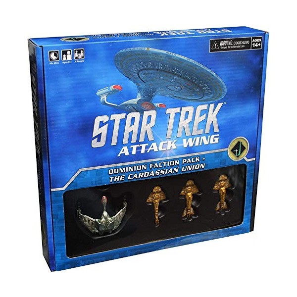 WizKids Kids LLC The Cardassian Union: Dominion Faction Pack: STAW Miniatures Game Ages 14+ 2-99 Players 60 Minutes Playing T