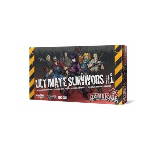 Pack d’expansion Zombicide Ultimate Survivors de Guillotine Games - version anglaise