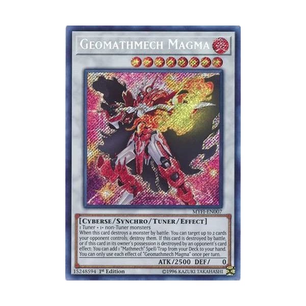 Geomathmech Magma - MYFI-EN007 - Secret rare - 1ère édition