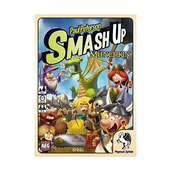 Pegasus Spiele 17267 G – Smash Up, Munchkin