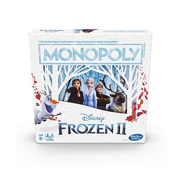 Hasbro Disney Frozen II Monopoly Bilingual - English/French 